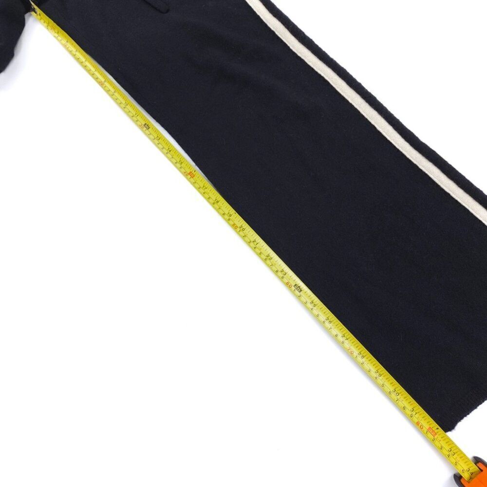 JUICY COUTURE 100% Cashmere Track Pant 90s Old Money Athleisure Lounge Black Y2k - Picture 4 of 7